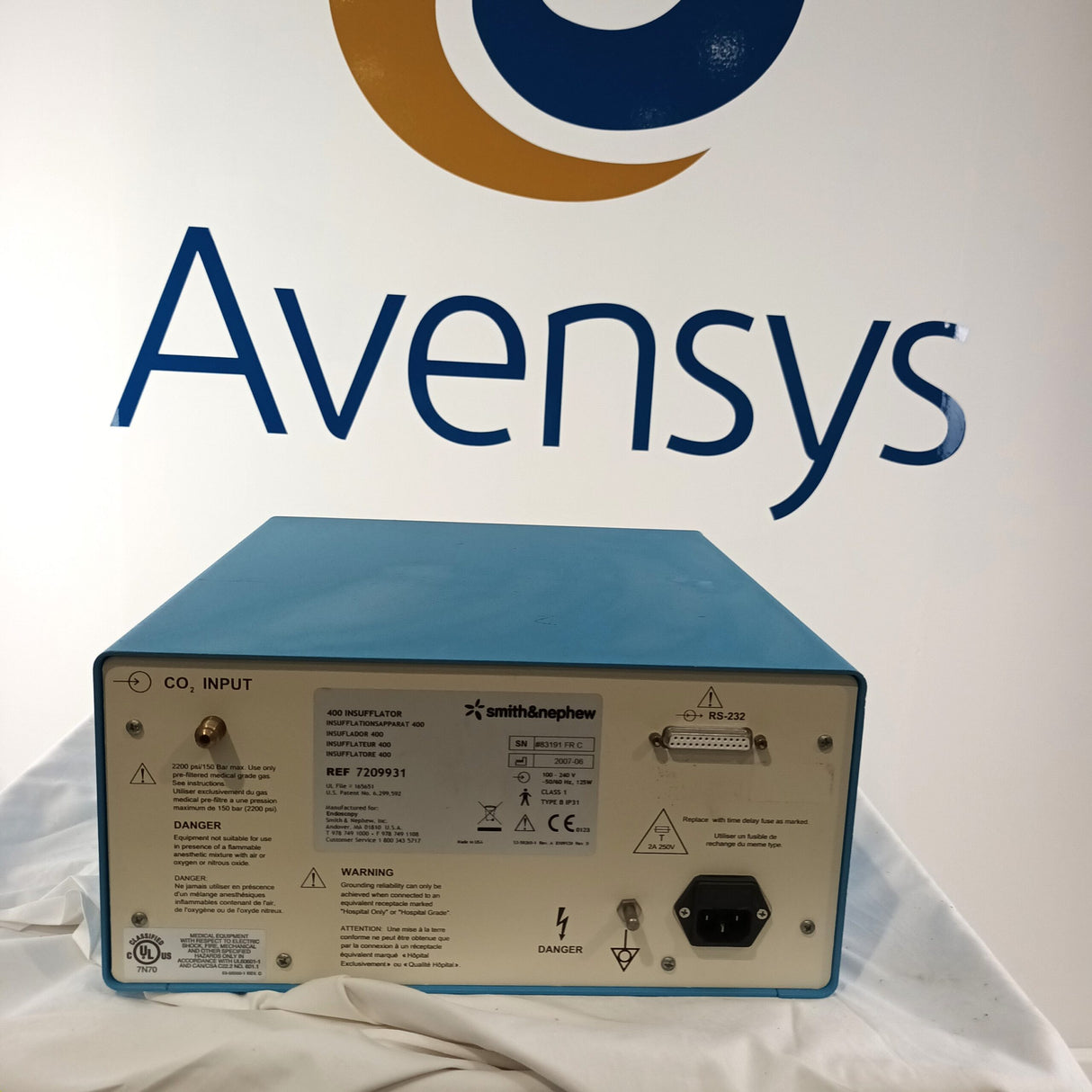 Smith and Nephew 400 40 Liter Insufflator