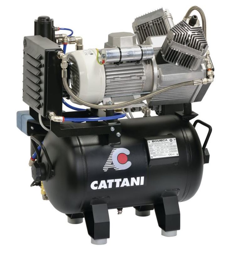 Cattani AC200 Compressor 2 CYl 230v & Dryer