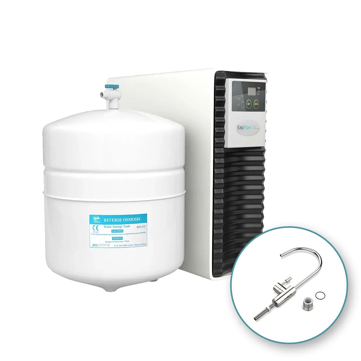 Tec-Safe EauFlow 505 (Soft Water) RO System with 12L tank