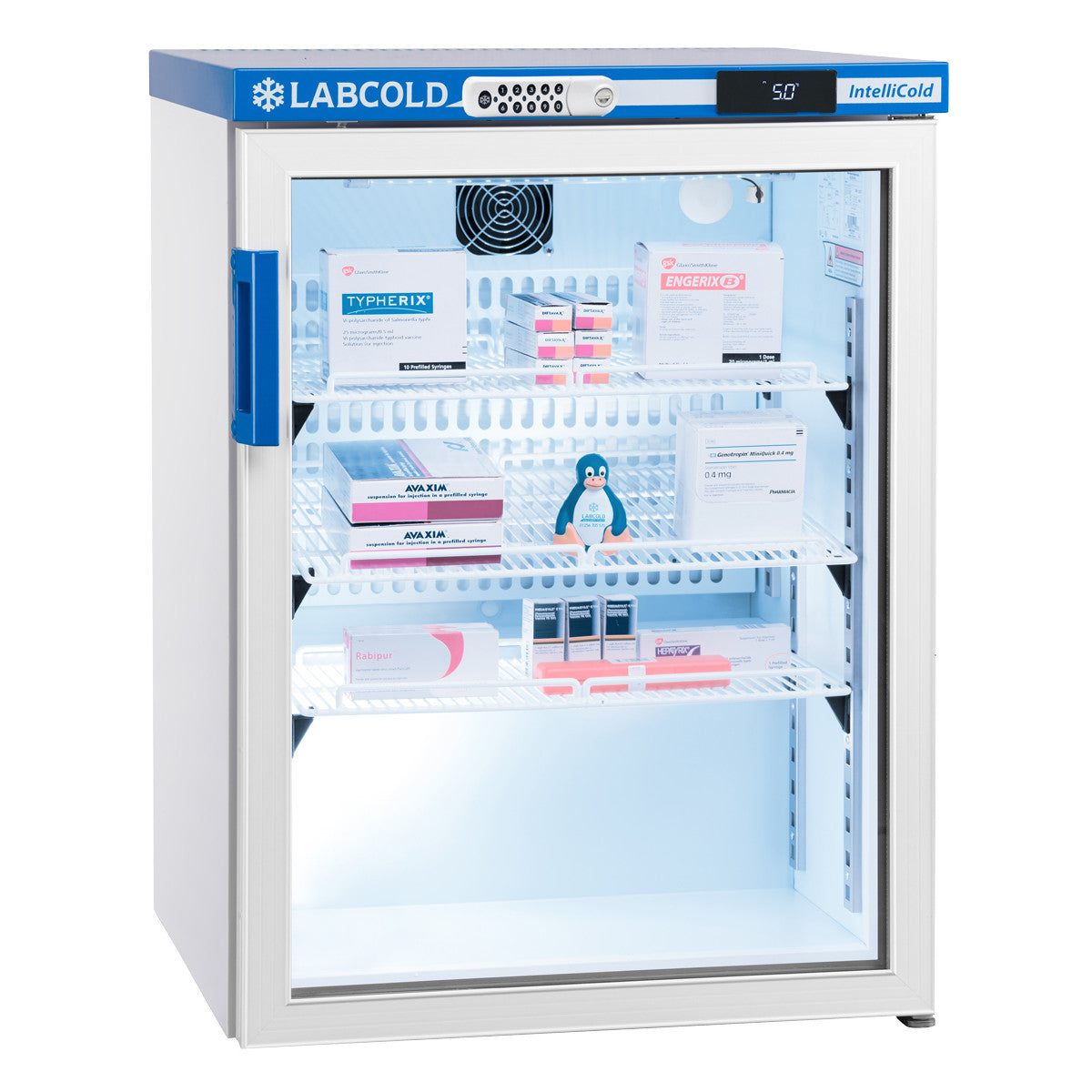 Labcold Pharmacy Fridge 150L with Glass Door - RLDG0519