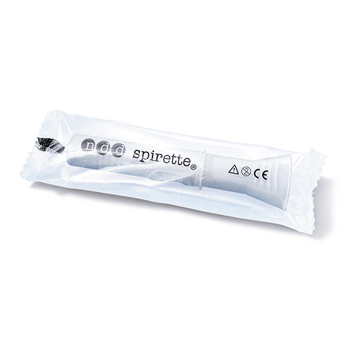 A packaged Intermedical Spirette, which is a single-patient use accessory for a spirometer.