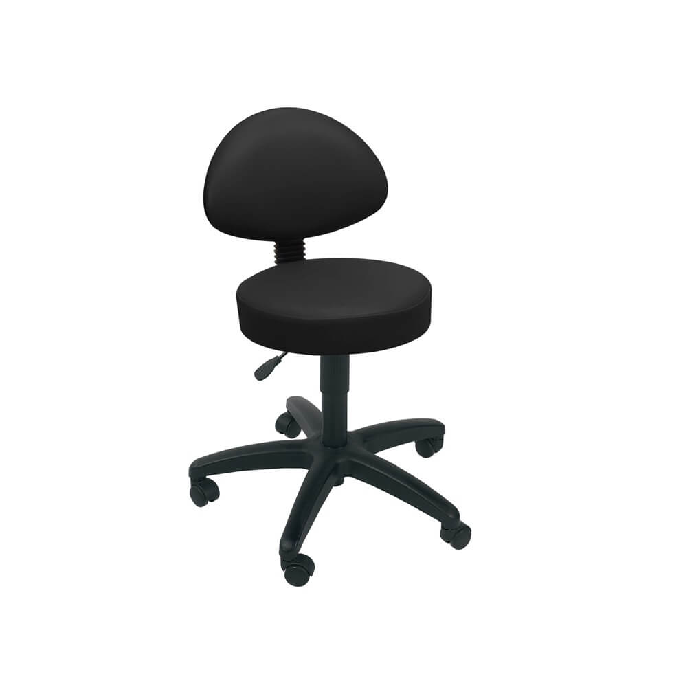 Sunflower Medical Gas-lift Stool with Back Rest