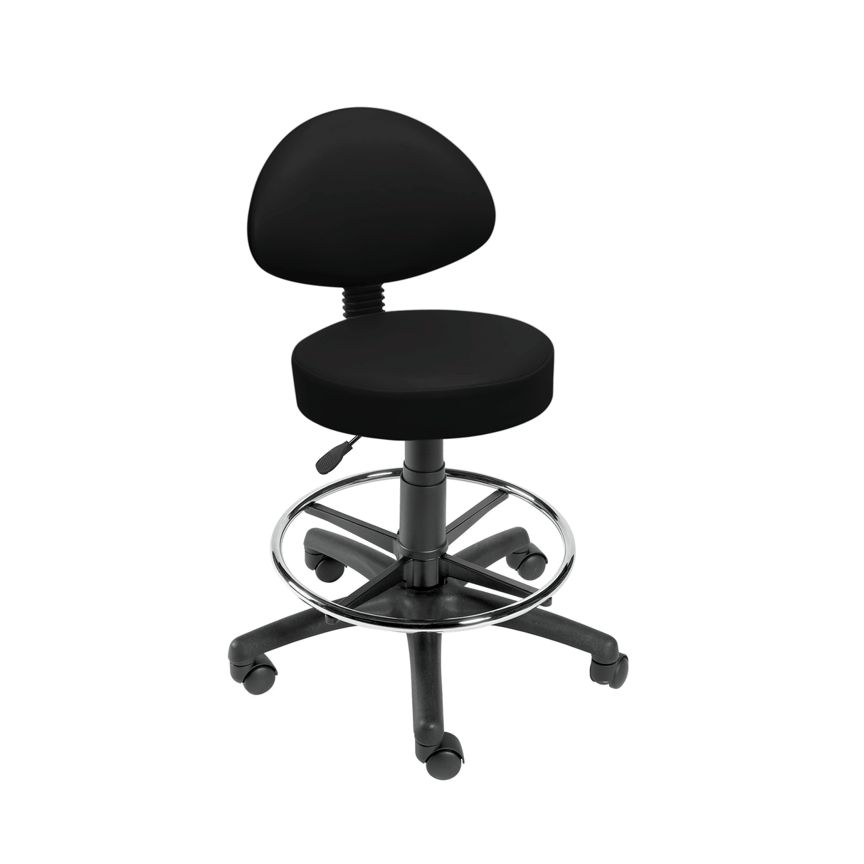 Sunflower Medical Gas-lift Stool with Back Rest