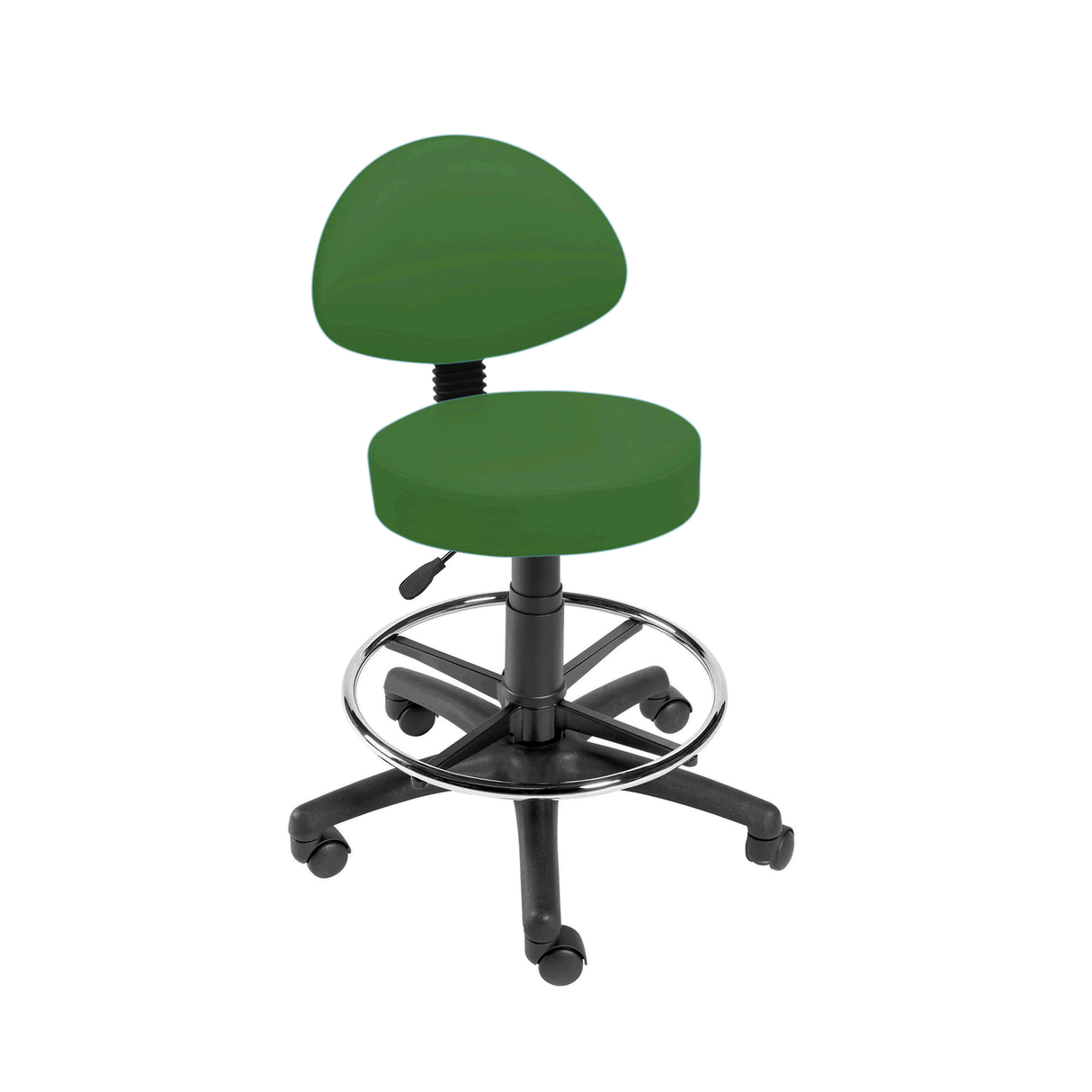 Sunflower Medical Gas-lift Stool with Back Rest