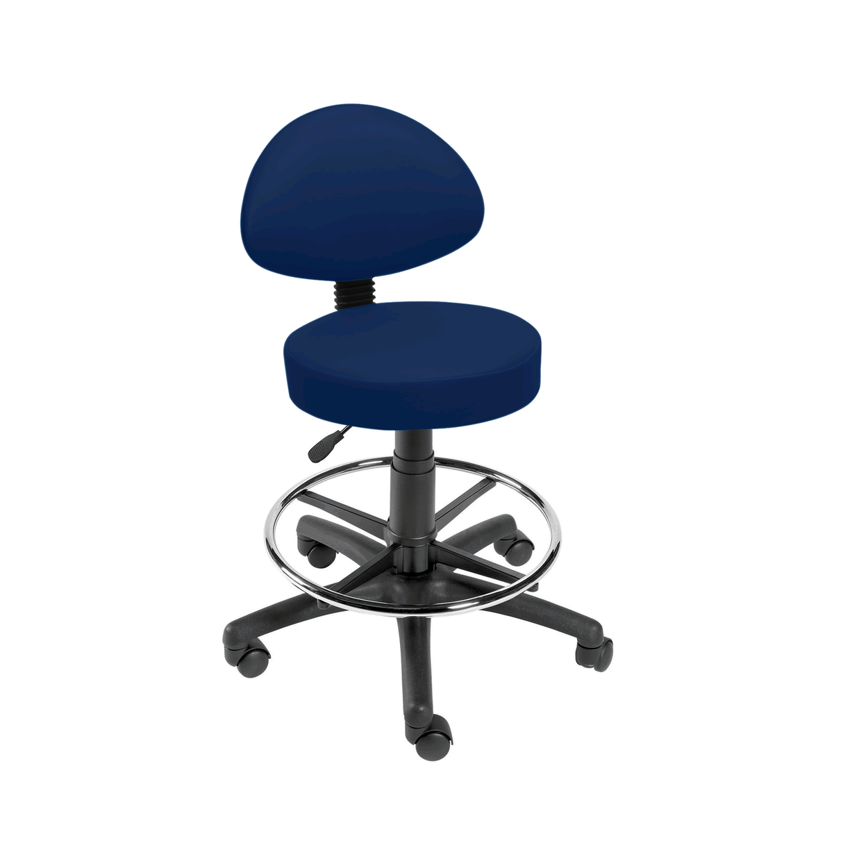 Sunflower Medical Gas-lift Stool with Back Rest