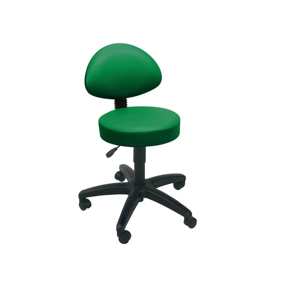 Sunflower Medical Gas-lift Stool with Back Rest