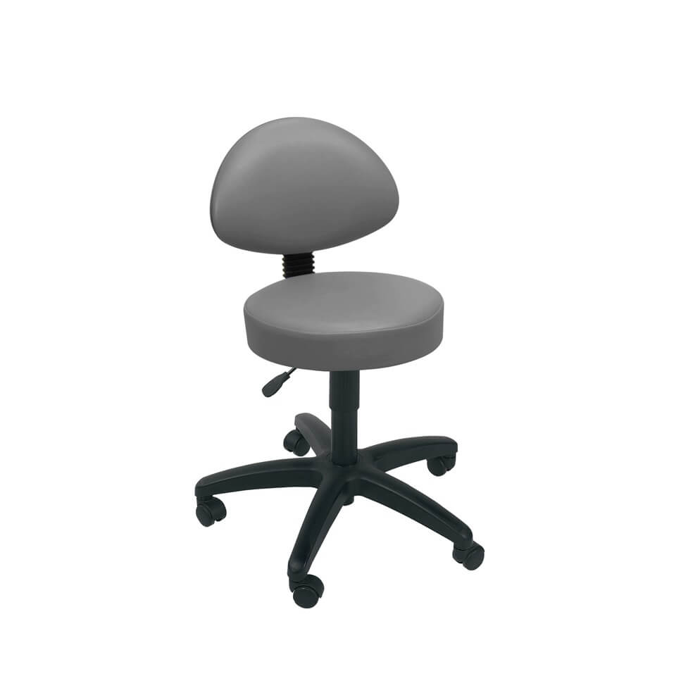 Sunflower Medical Gas-lift Stool with Back Rest
