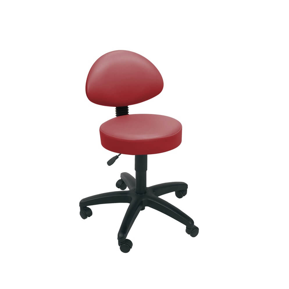 Sunflower Medical Gas-lift Stool with Back Rest