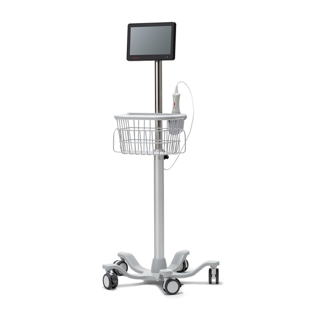 Vitacon Vitascan cVue Bladder Scanner with Mobile Cart on a white background