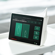 Vitacon Vitascan eVue Portable Bladder Scanner on a trolley in a hospital setting