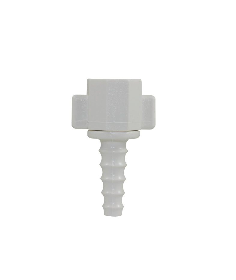 Oxylitre Tubing Nipple female 9/16 UNF (WHITE for O2)